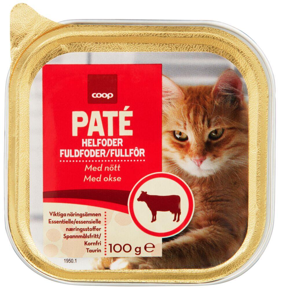 Coop Catz Storfe Pate 100g