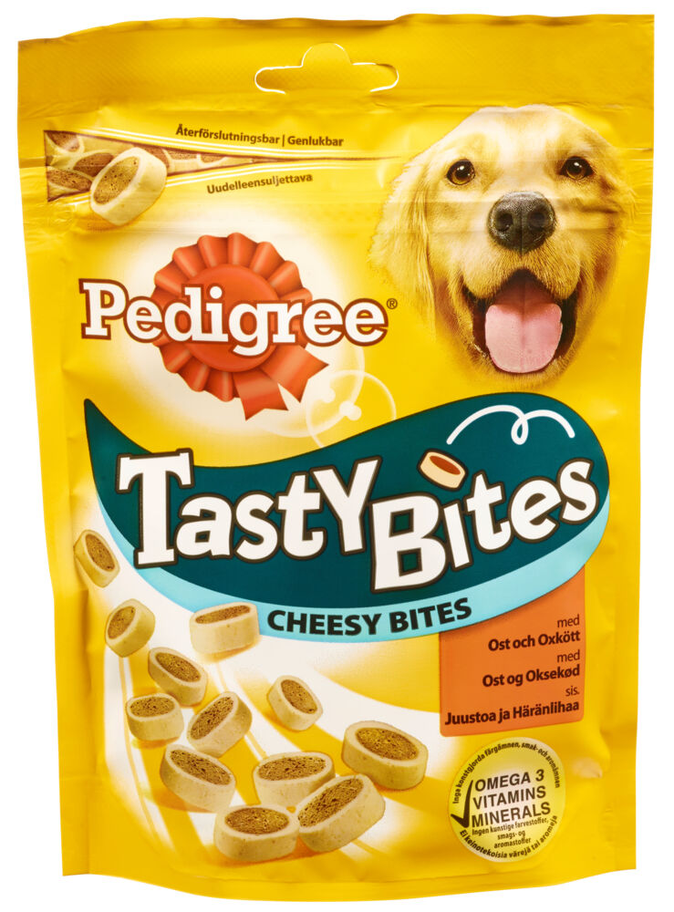 Produkt miniatyrebild Pedigree® Tasty Bites Cheesy Bites 140g