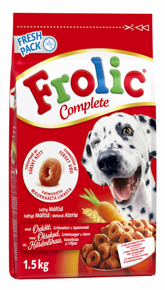 Frolic® med Oksekjøtt 1,5kg