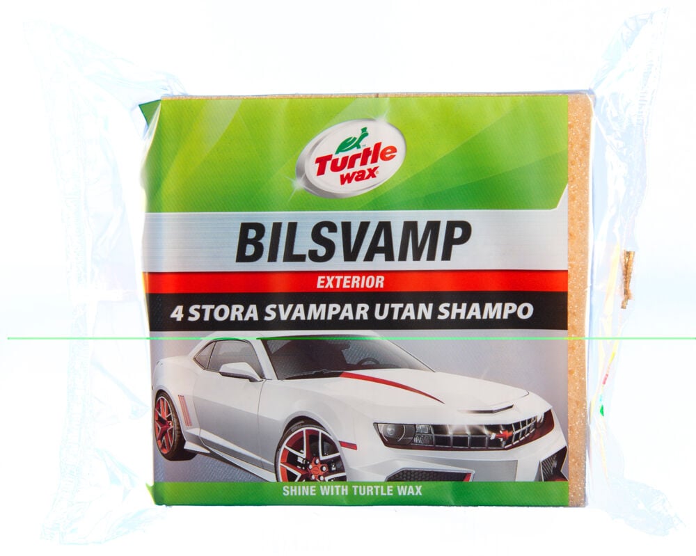 Turtle Wax bilsvamp uten shampo 4-pk