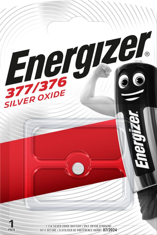 Produkt miniatyrebild Energizer® 377-376 SIL OXI 377-376 1PK