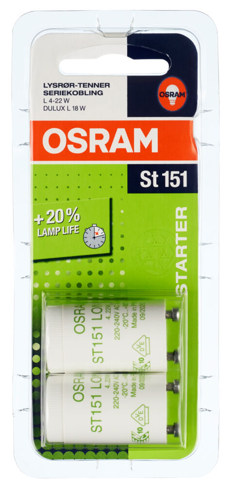 Produkt miniatyrebild Osram Longlife tennere ST 151-2