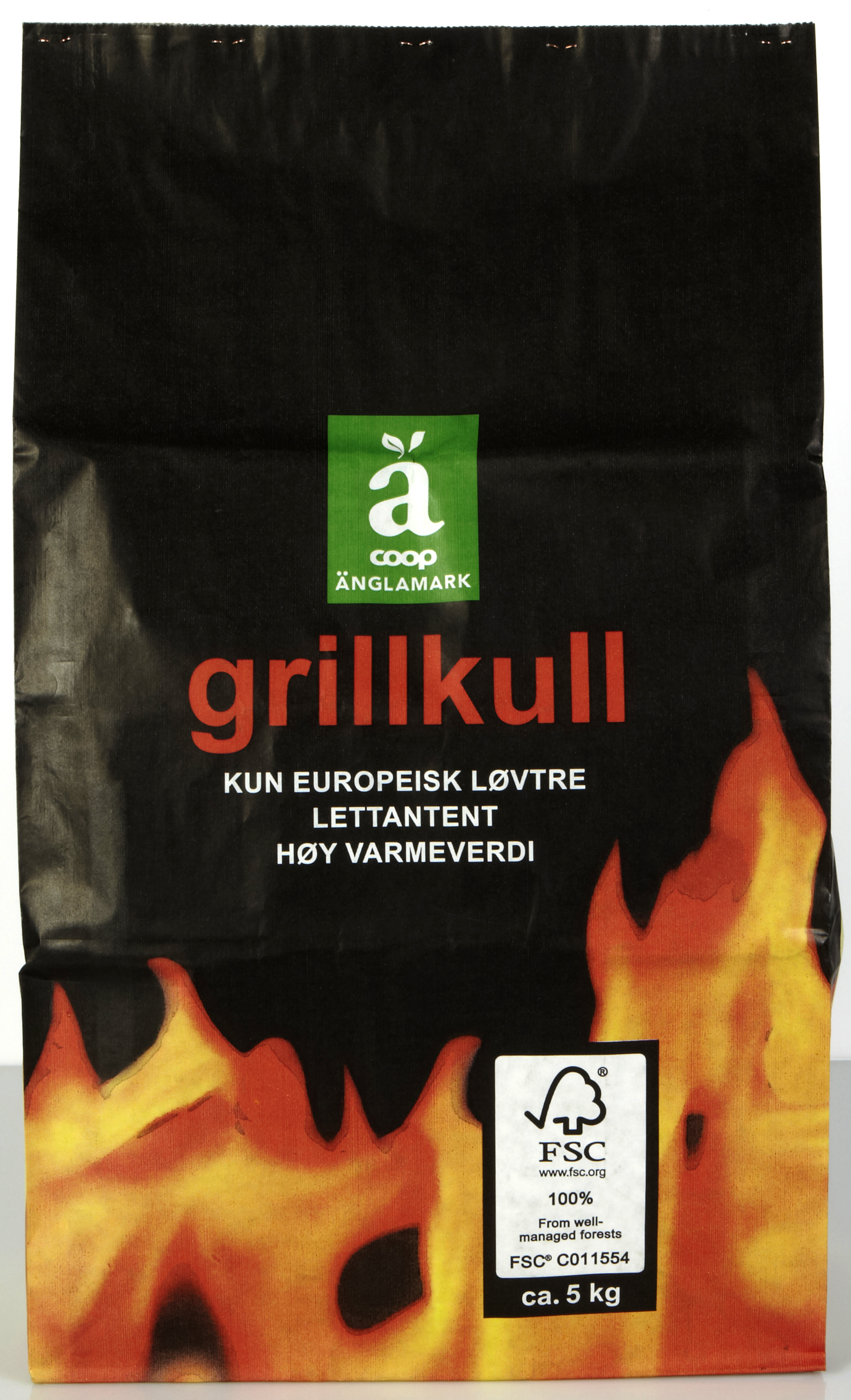 Produkt miniatyrebild Änglamark grillkull, 5 kg