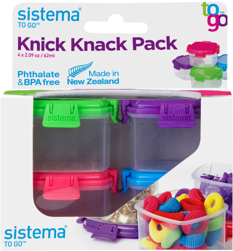 Produkt miniatyrebild Sistema® to go Knick Knack Pack 4stk