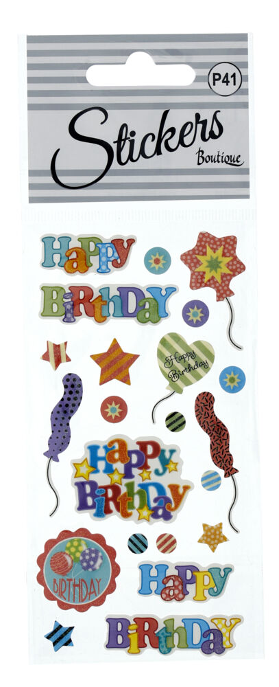 Produkt miniatyrebild Stickers partyklistremerker