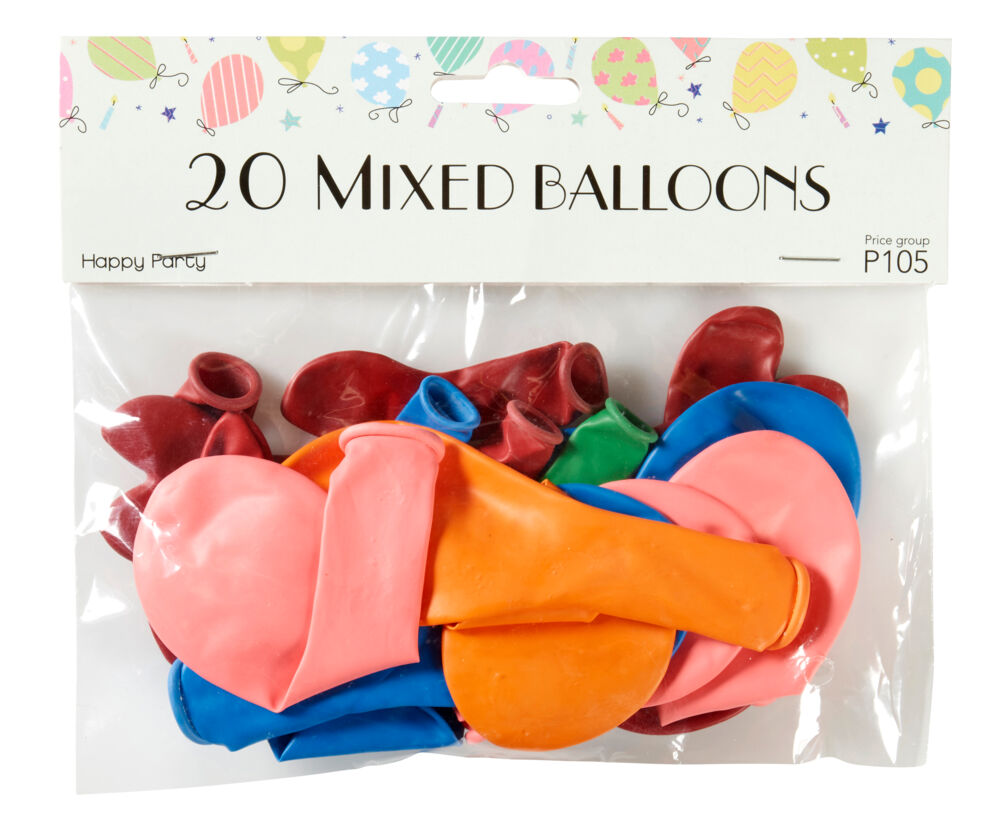 Produkt miniatyrebild Ballonger 20pk