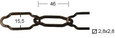 Produkt miniatyrebild Habo 320-2 kjetting