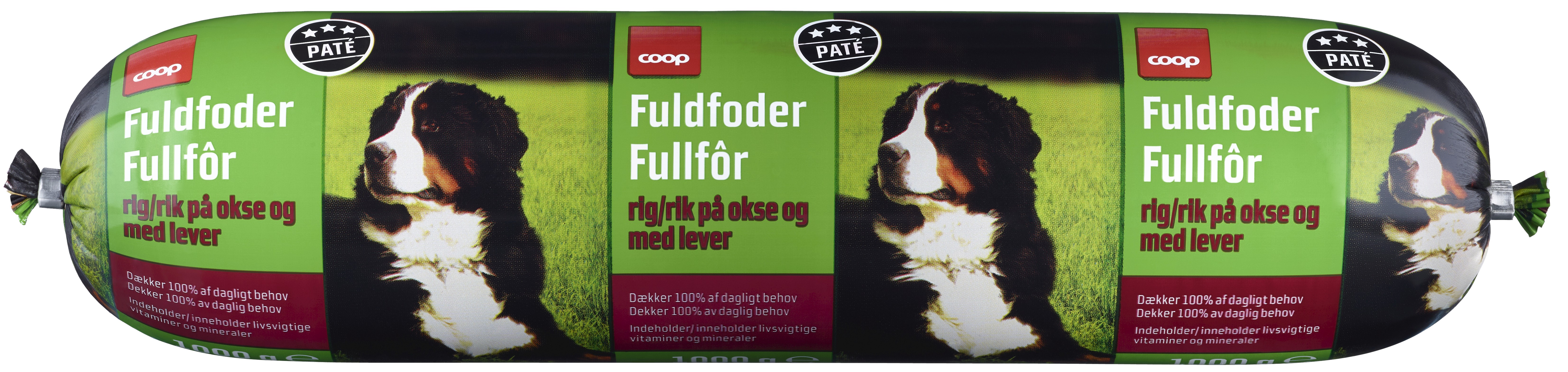 Produkt miniatyrebild Coop Dogz Biff & Leverpølse 1kg
