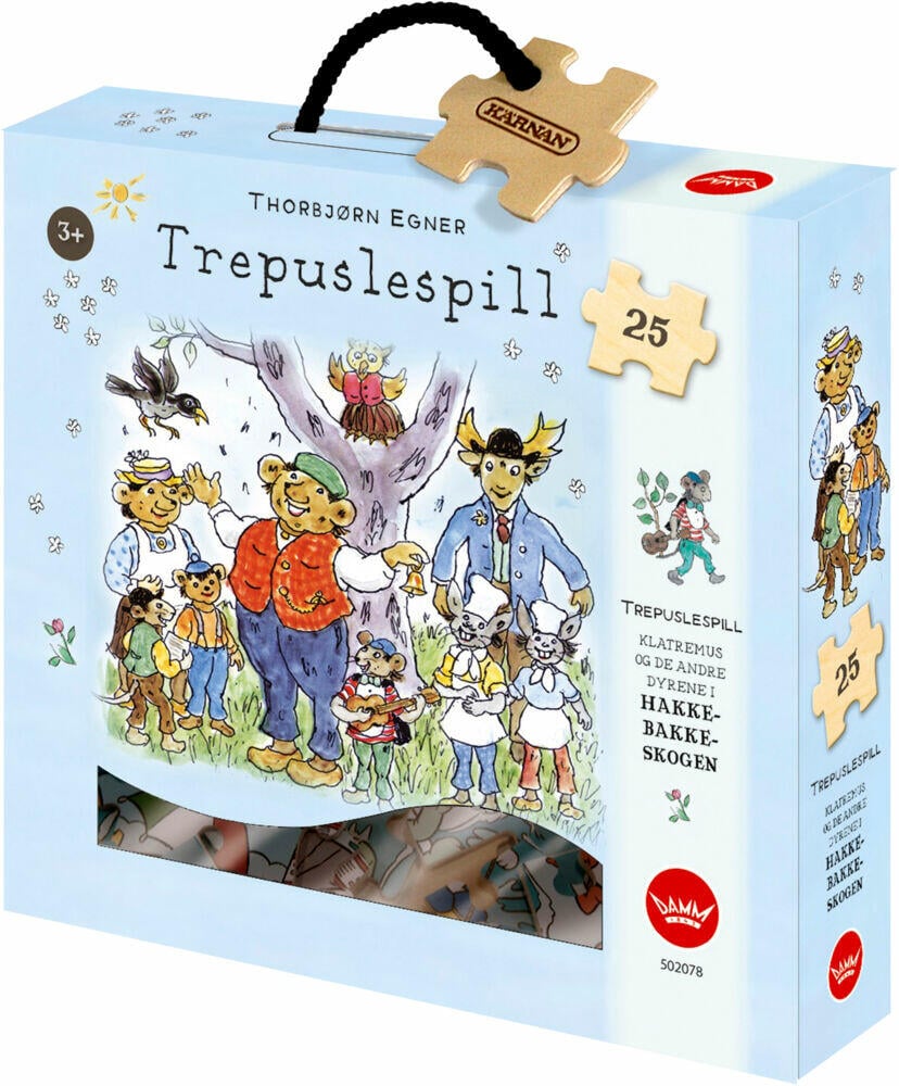 Trepuslespill Hakkebakkeskogen