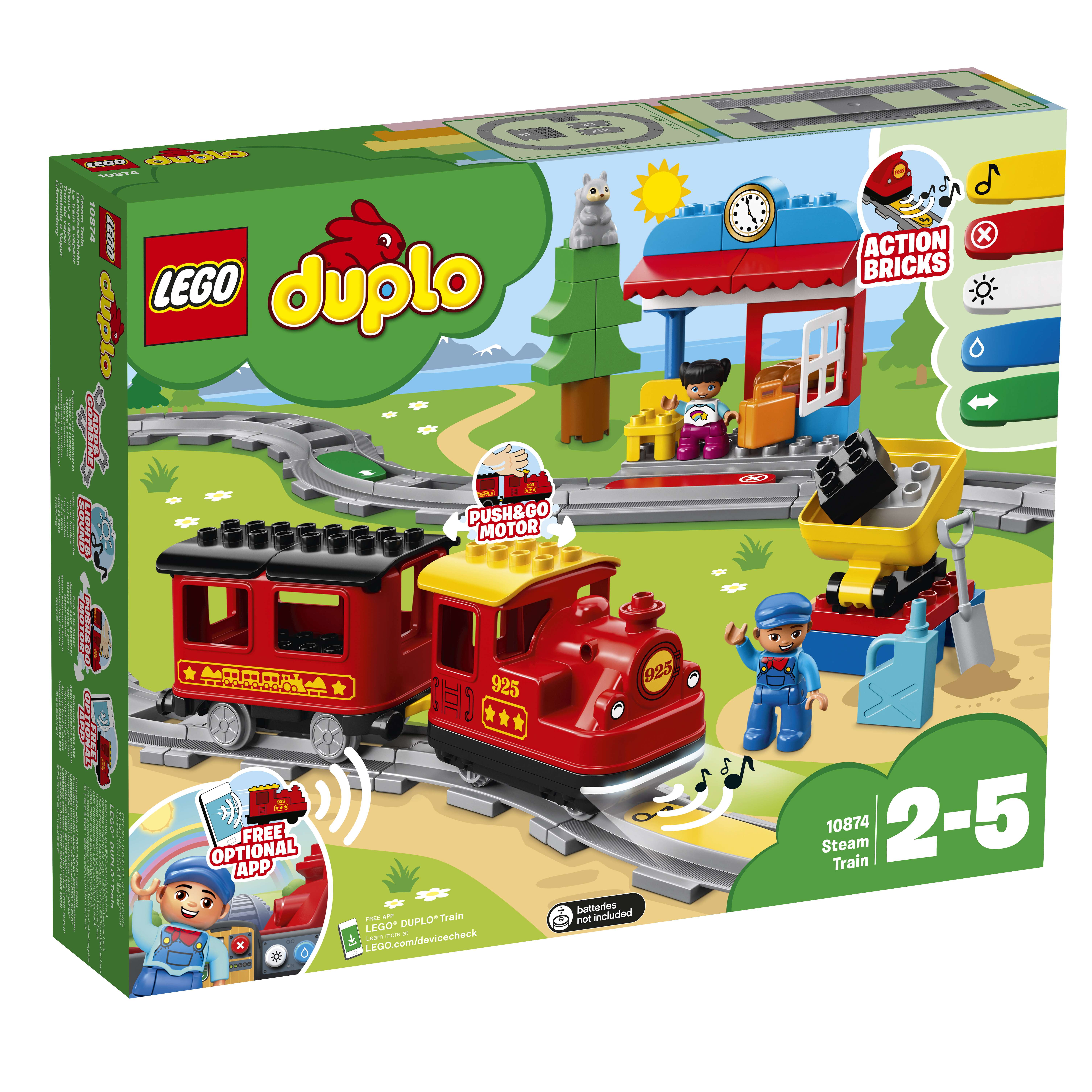 Produkt miniatyrebild LEGO® DUPLO® 10874 Damptog