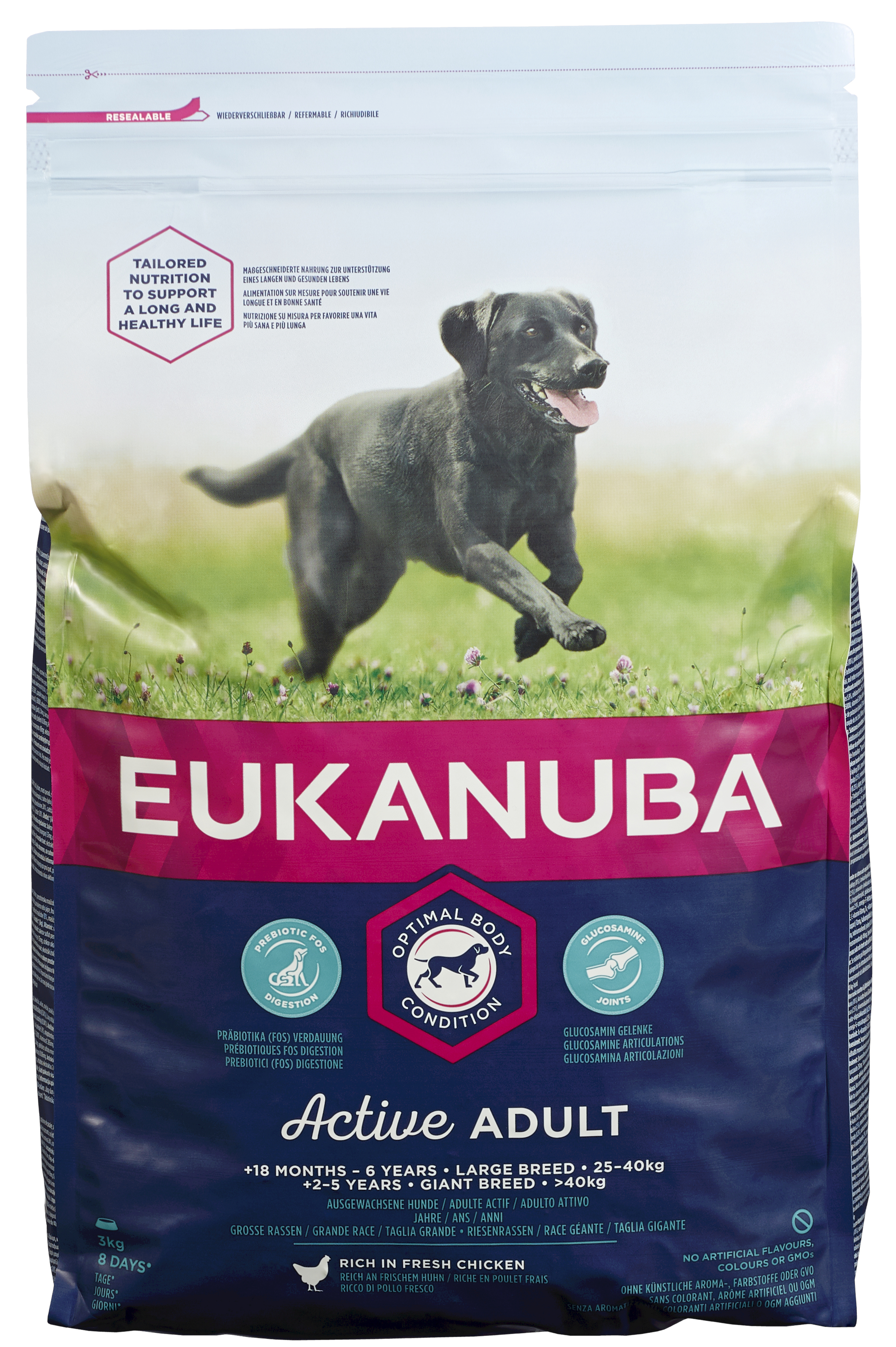 Produkt miniatyrebild Eukanuba Dog Adult Large 3kg