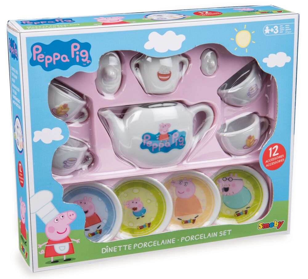 Produkt miniatyrebild Peppa Gris te-sett