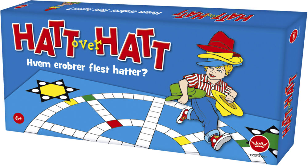 Produkt miniatyrebild Egmont Hatt over Hatt brettspill