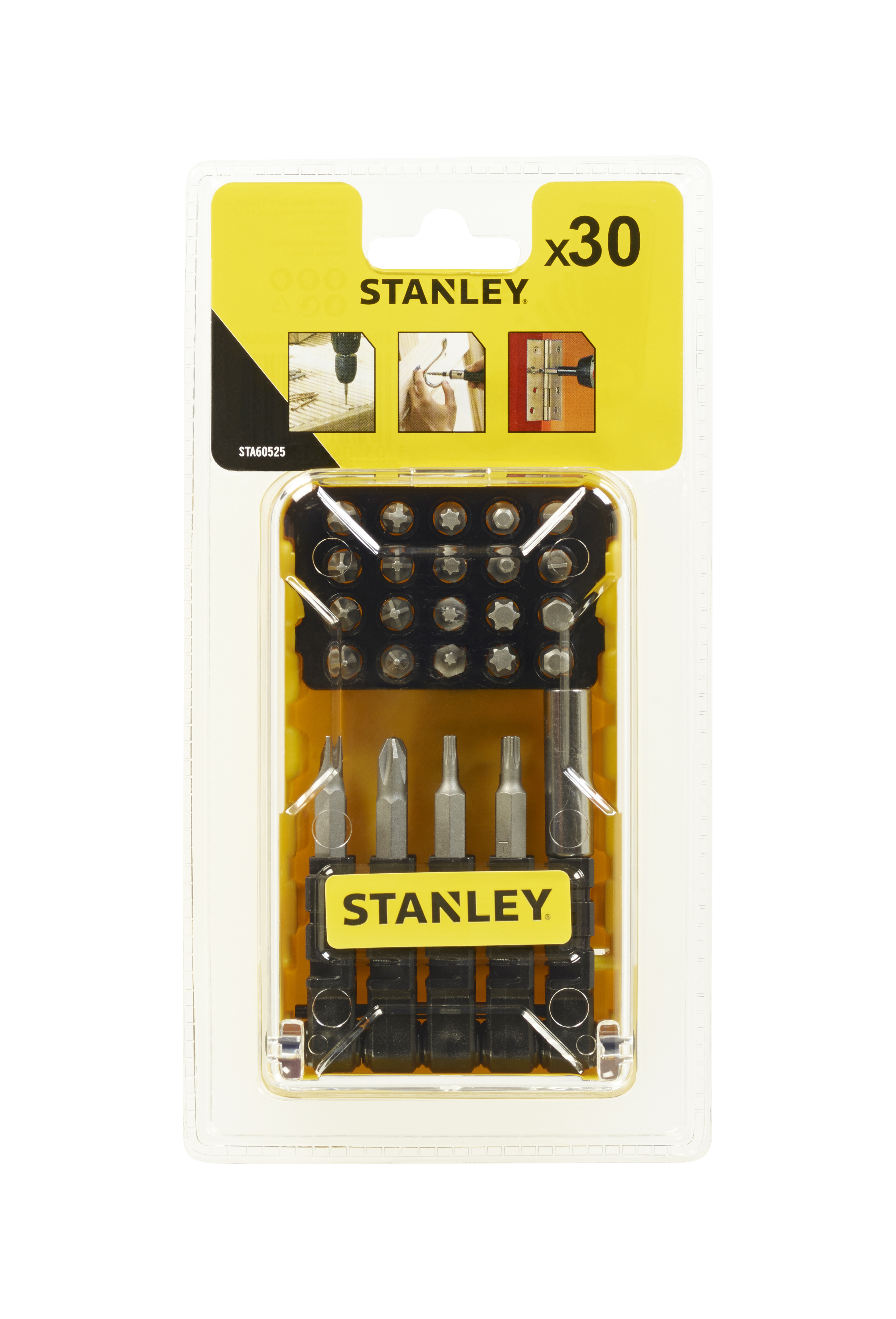 Produkt miniatyrebild Stanley STA60525 Bitssett/holder
