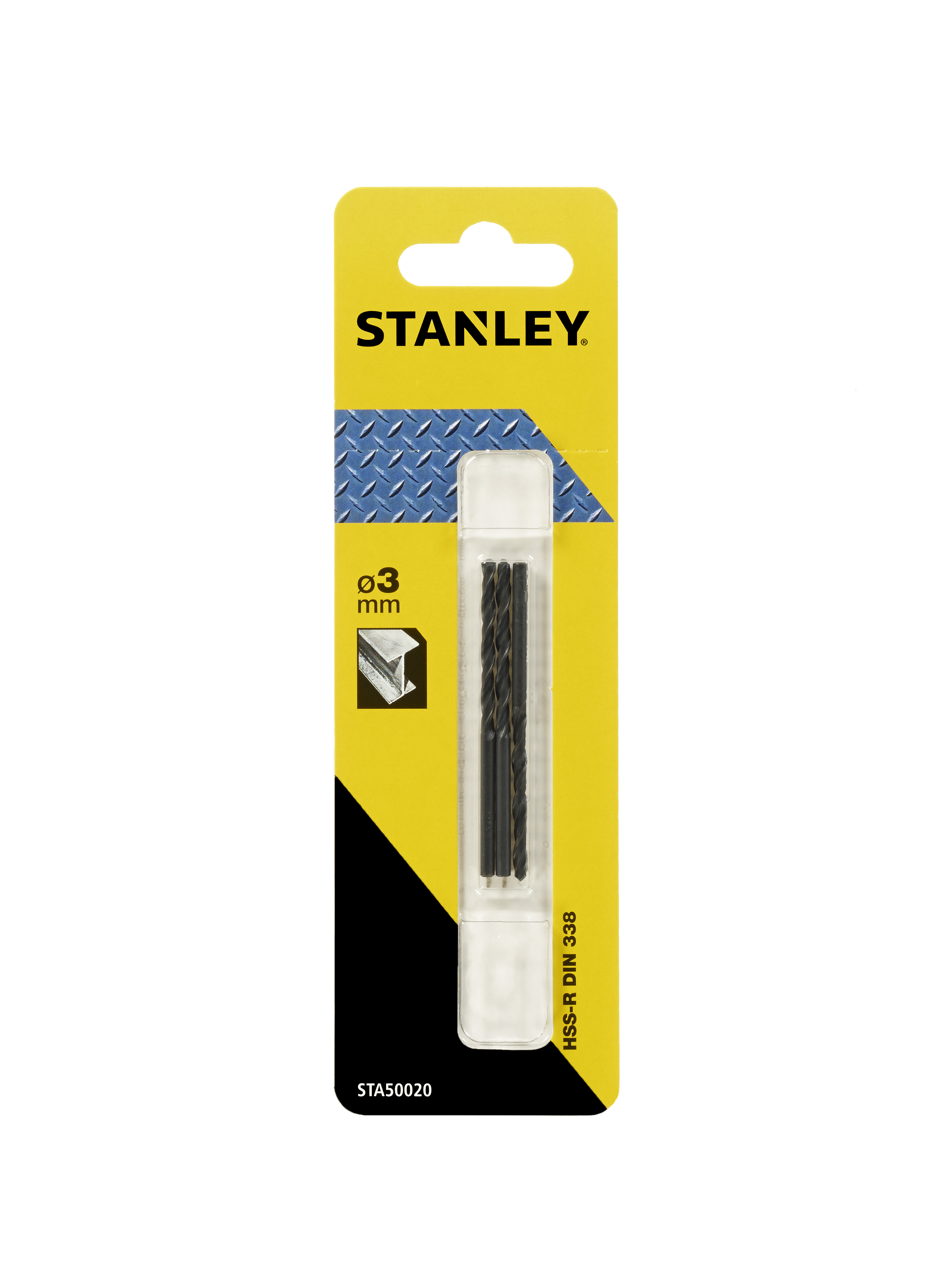 Produkt miniatyrebild Stanley STA50020 Metallbor HSS-R 3MM