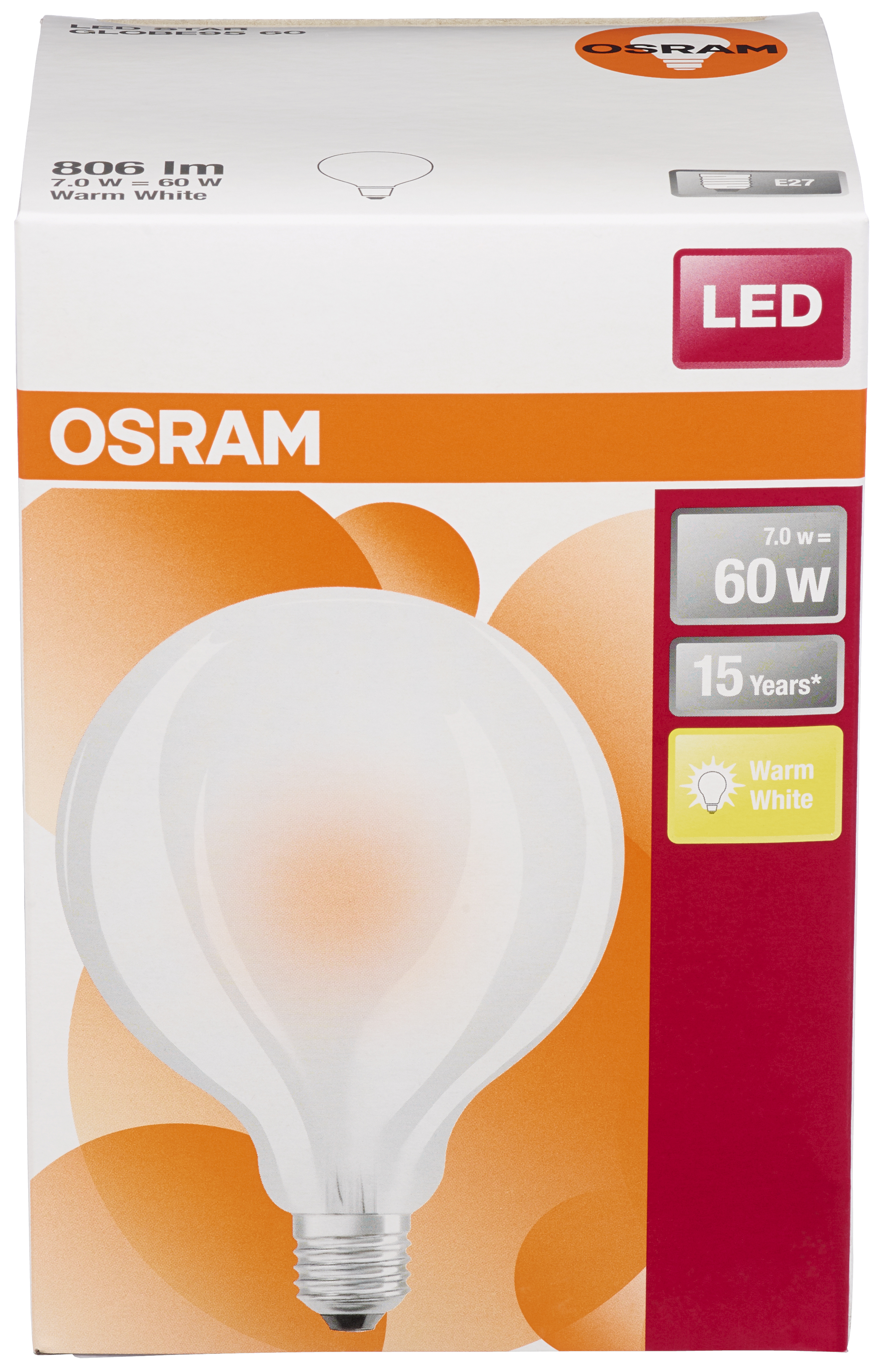 Produkt miniatyrebild Osram LED Retrofit Classic globe pære