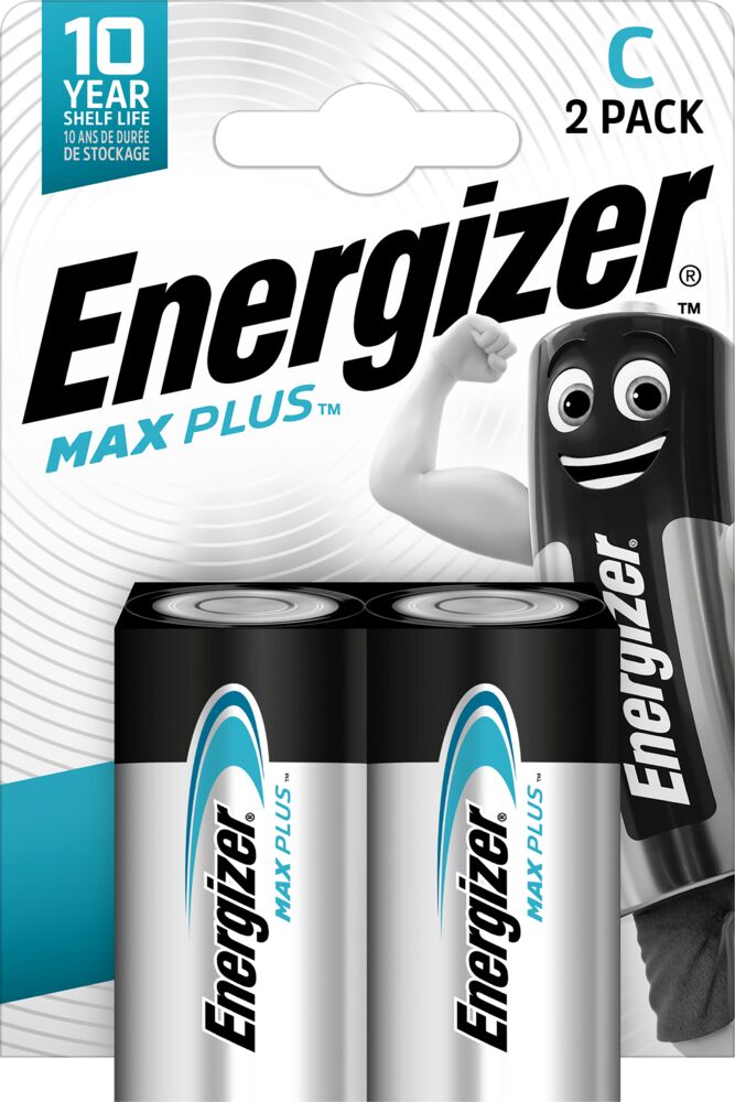 Energizer® Max Plus C-batterier