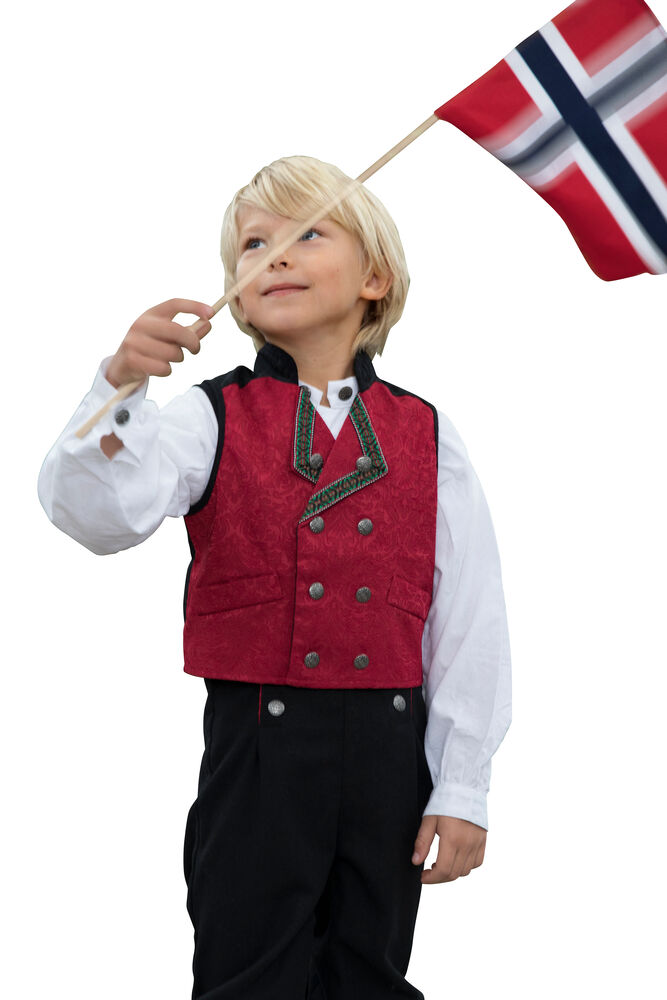 Produkt miniatyrebild Småtroll Nils festdrakt barn