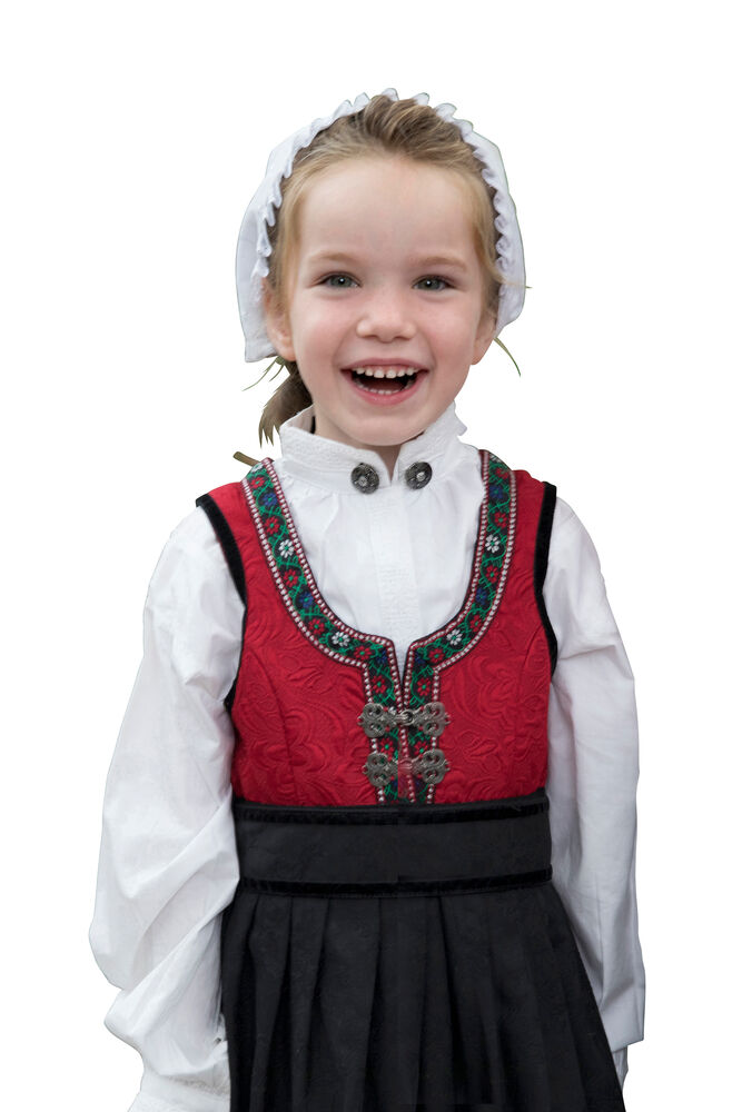 Produkt miniatyrebild Småtroll Nora festdrakt barn