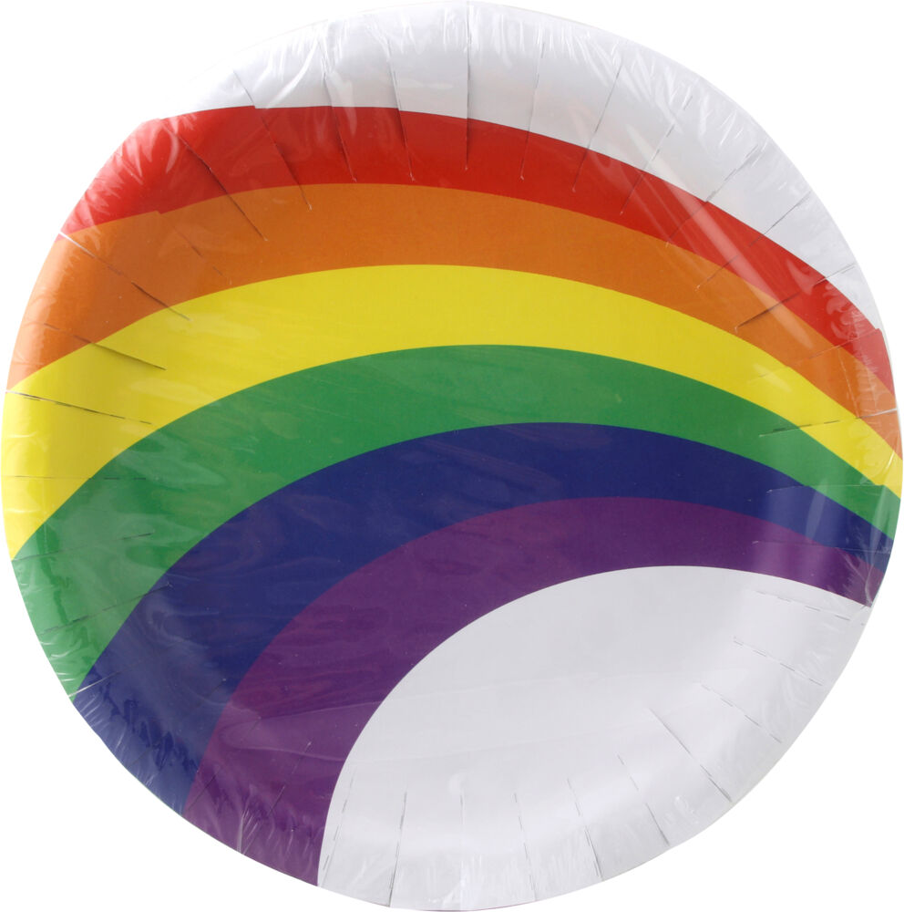 Pride papptallerken 8pk