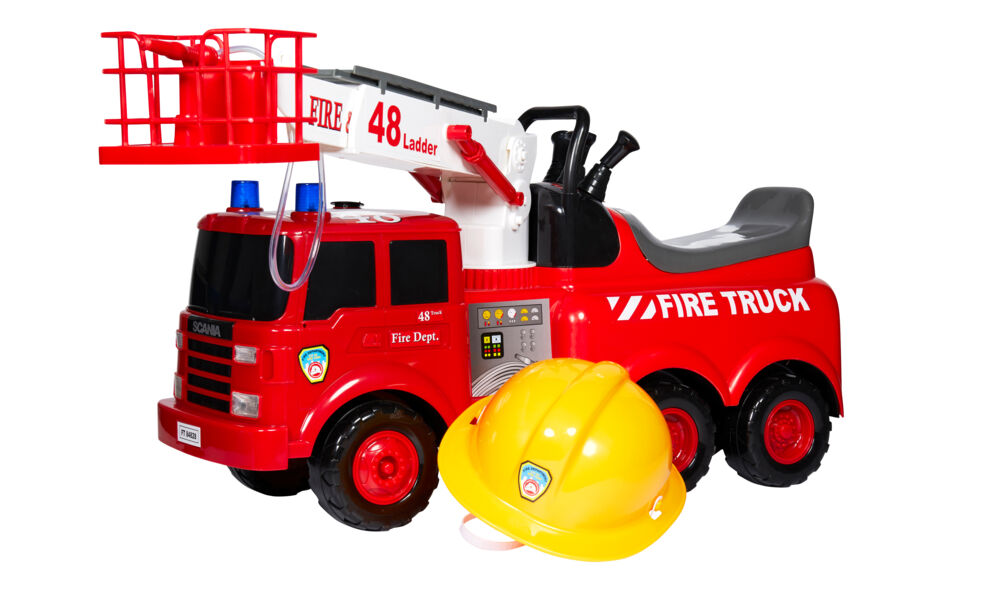 Produkt miniatyrebild Action Fire Engine Ride-On brannbil