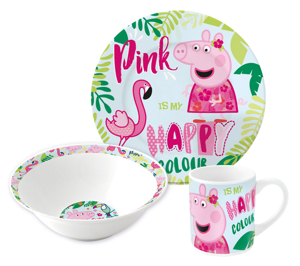 Produkt miniatyrebild Peppa Gris frokostsett