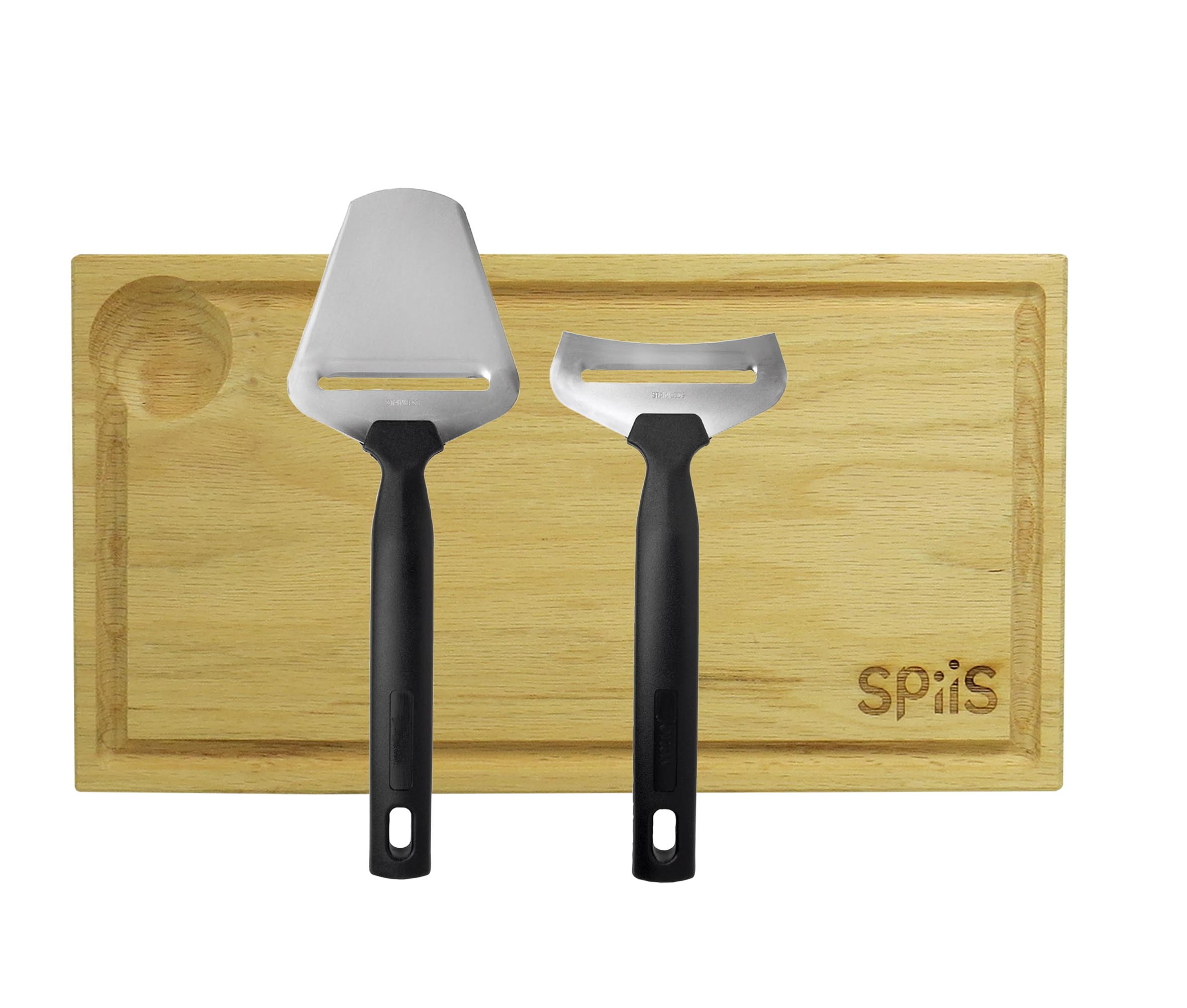 Produkt miniatyrebild SPiiS skjærebrett med ostehøvler