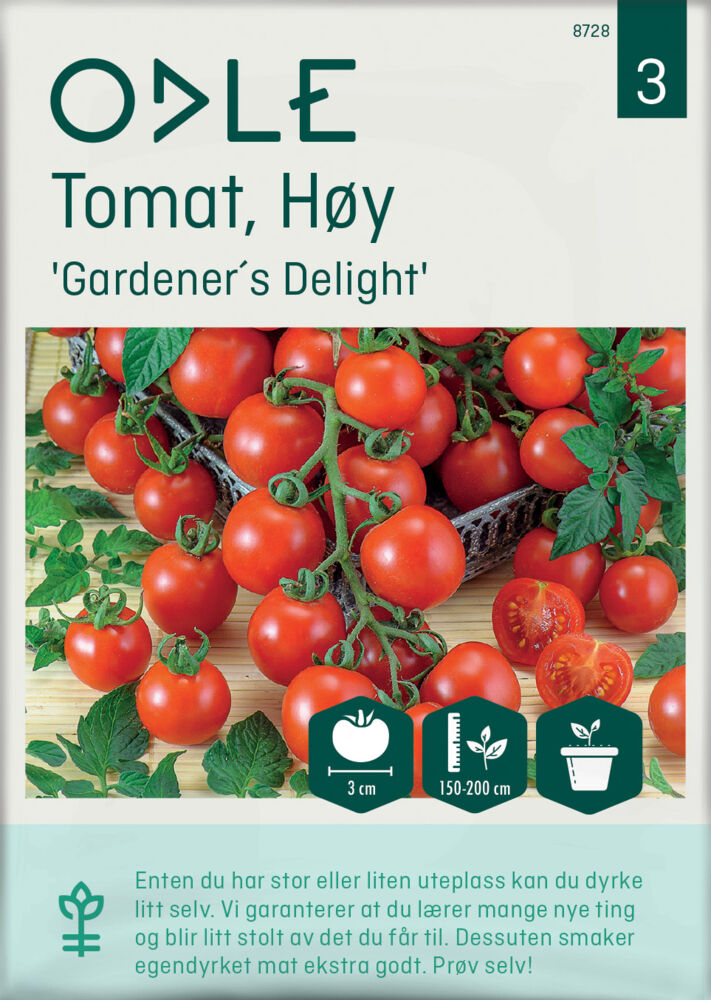 Odle 'Gardener´s Delight' høy cherrytomat frø