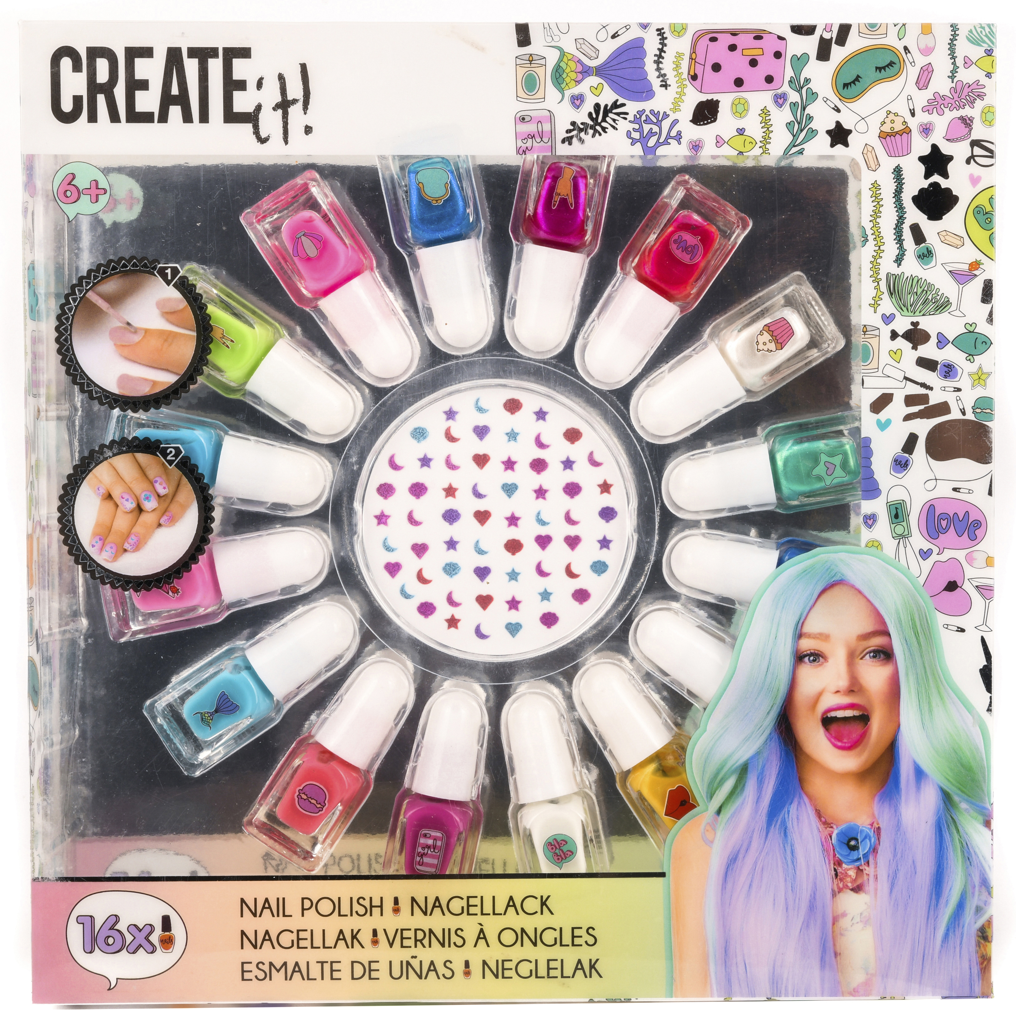 Produkt miniatyrebild CREATE IT! Neglelakksett