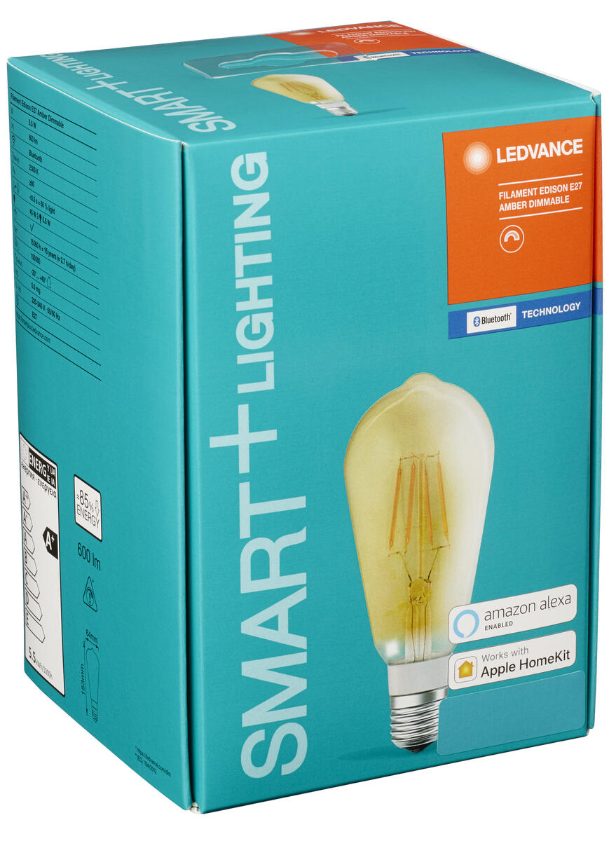 Osram Smart+ BT Filament Edison dimbar pære