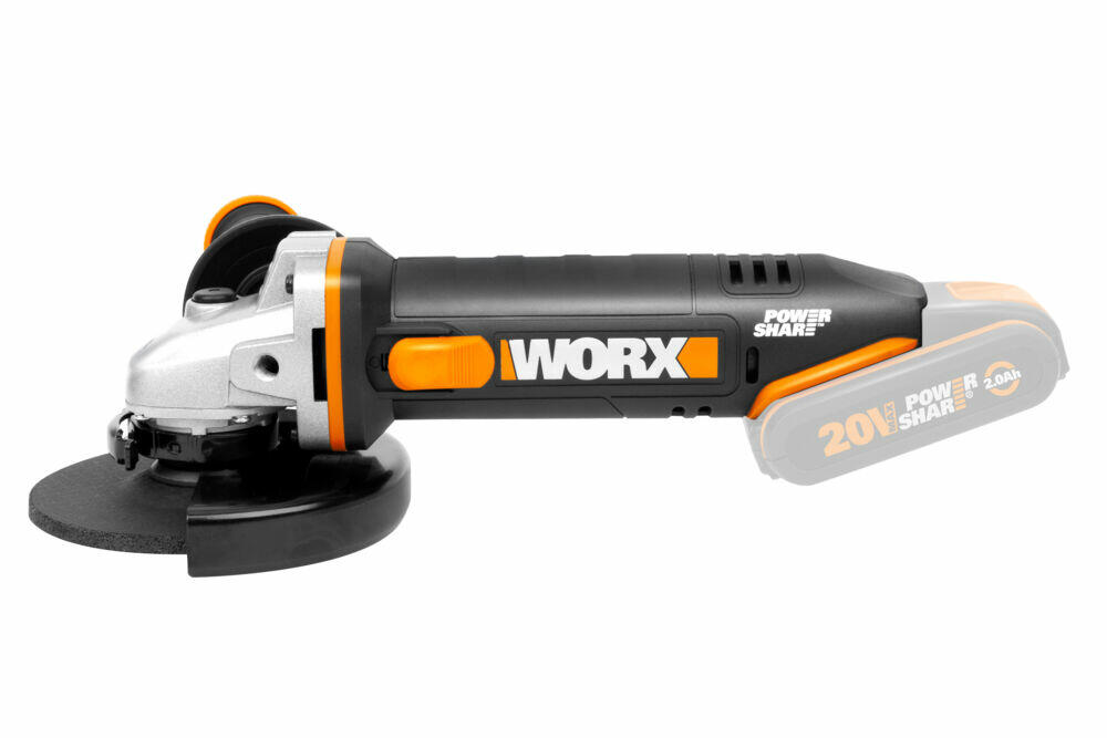 Produkt miniatyrebild Worx WX803.9 vinkelsliper