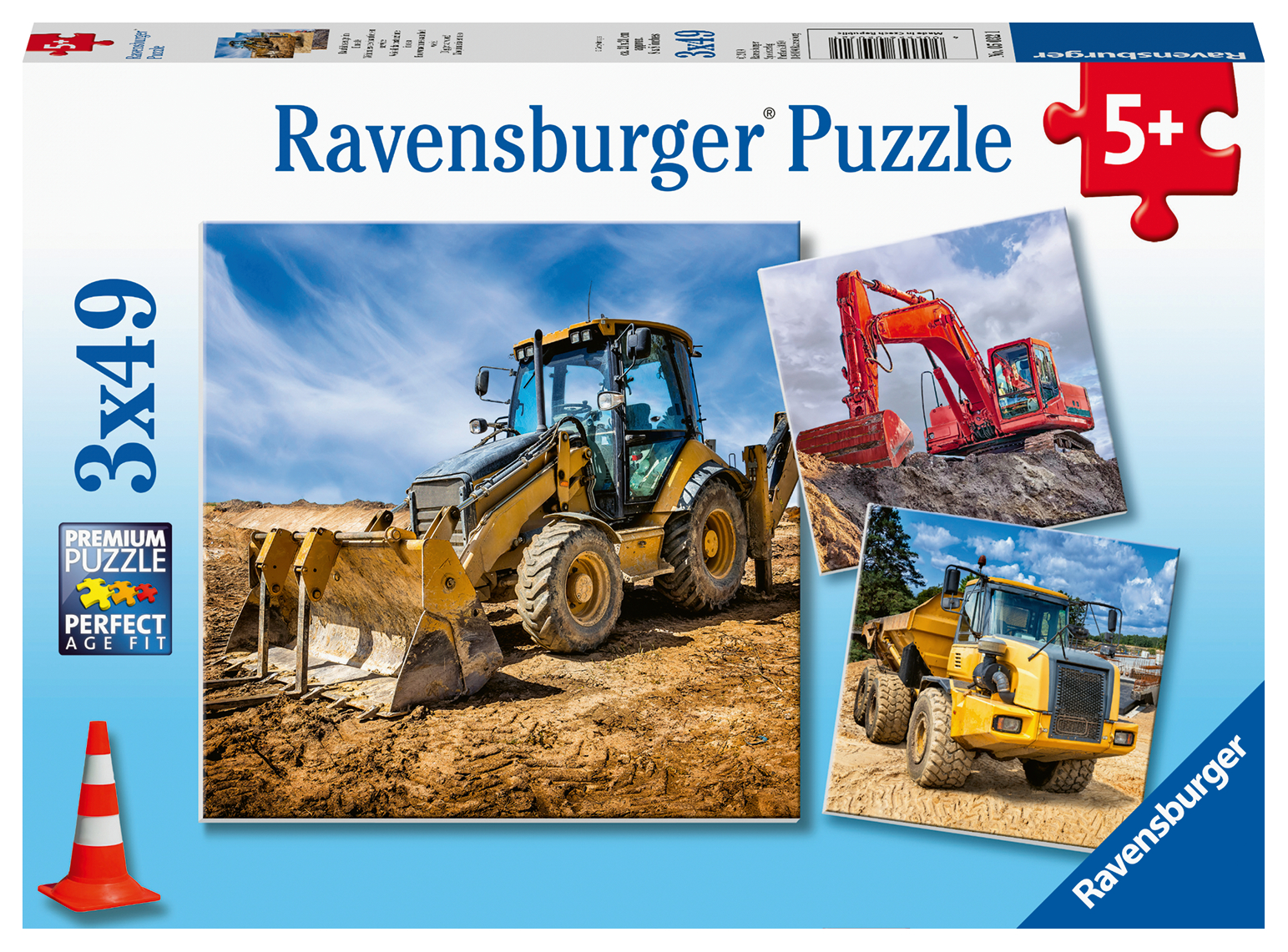 Ravensburger Puzzle arbeidskjøretøy puslespill