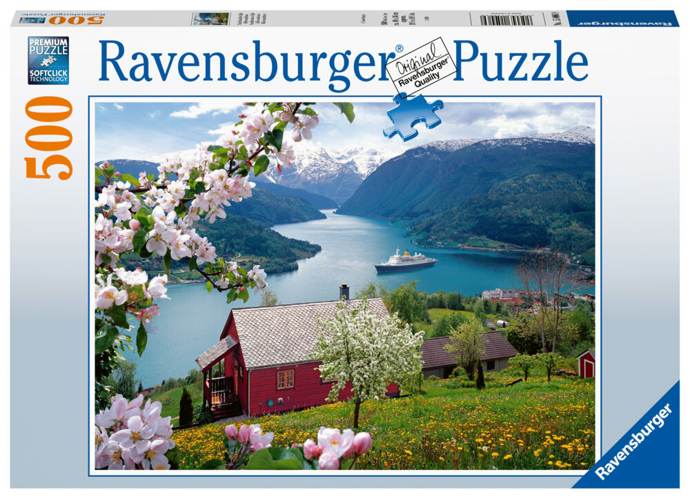 Produkt miniatyrebild Ravensburger Puzzle Landskap puslespill