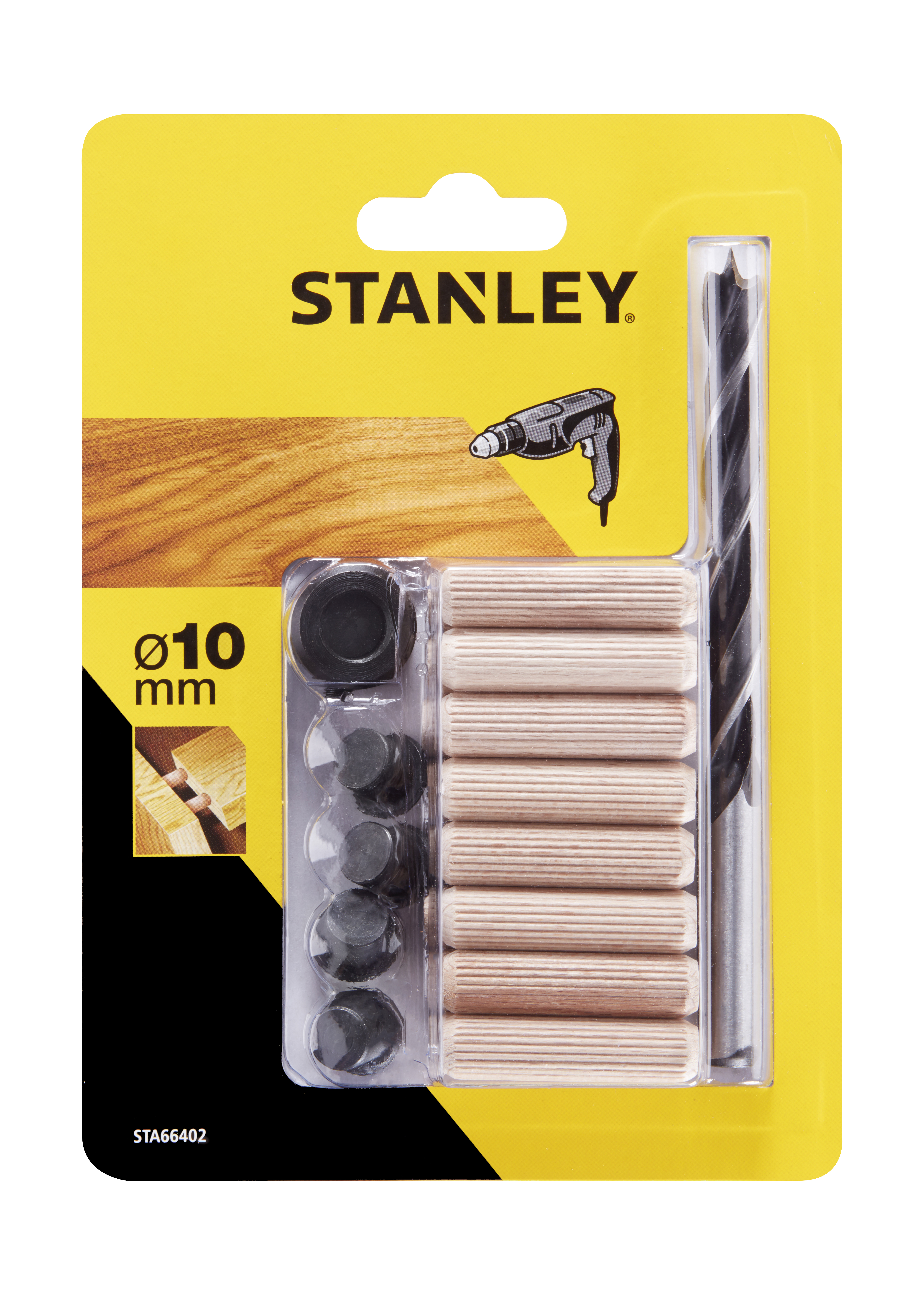 Stanley trepluggsett 10mm STA66402 22deler