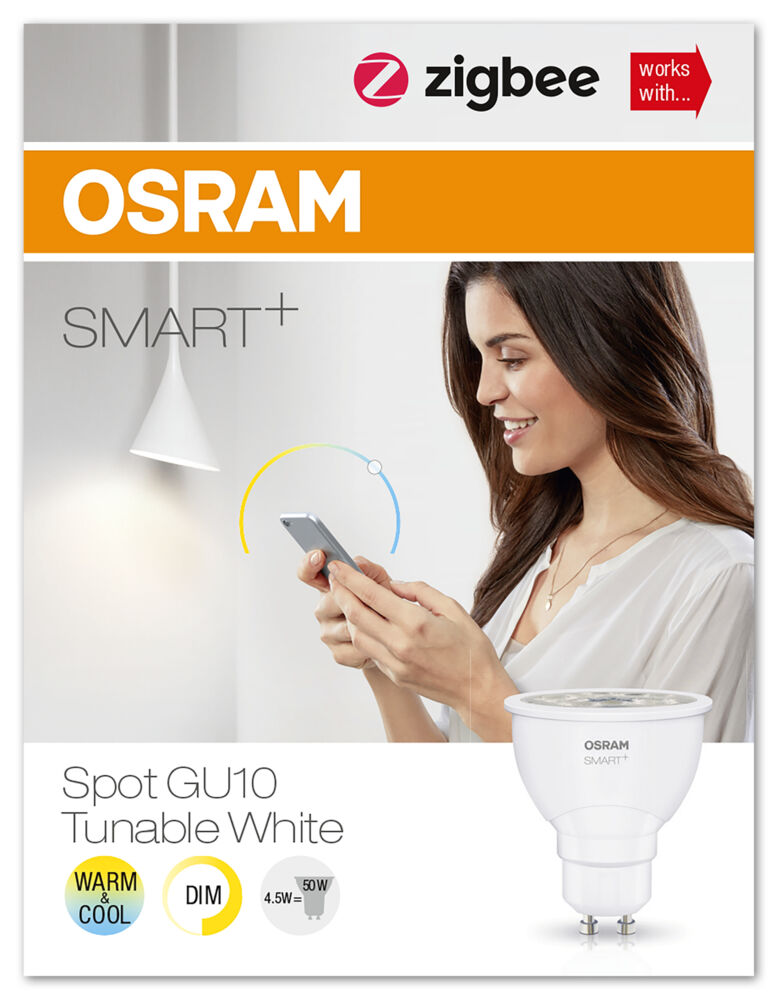 Produkt miniatyrebild Osram SMART+ SPOT GU10 TW