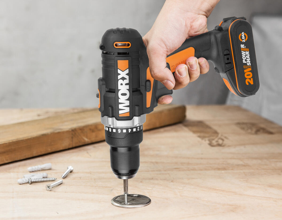 Produkt miniatyrebild Worx WX183.9 drill u/batteri