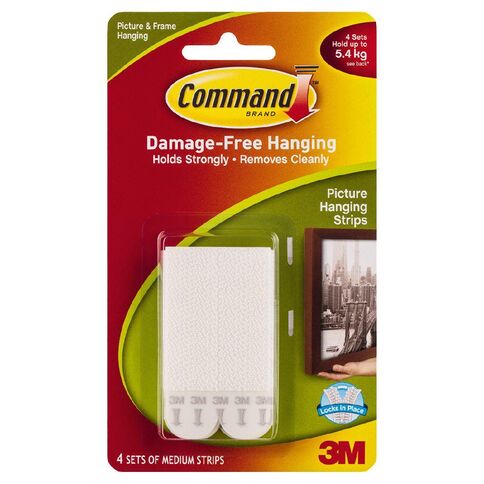 Produkt miniatyrebild 3M Command™ Medium strips for bildeoppheng
