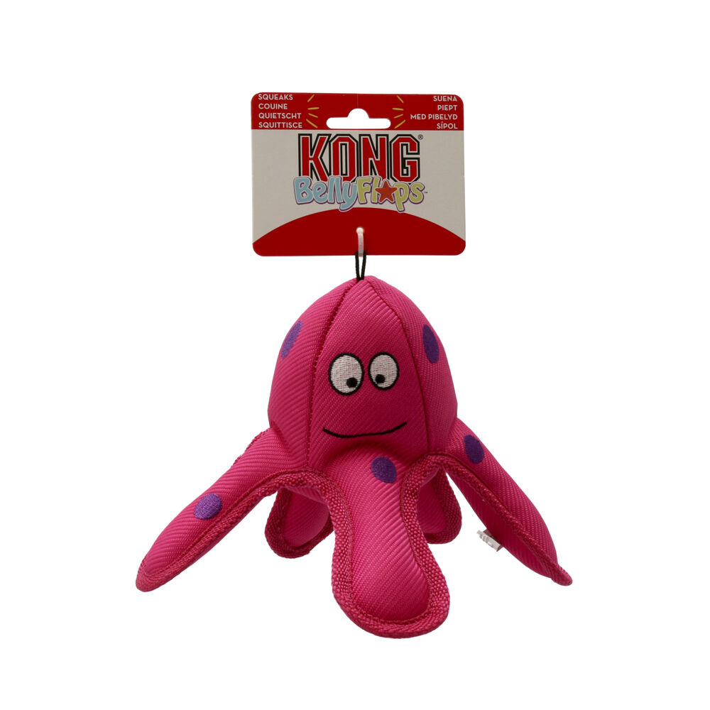 Produkt miniatyrebild Kong Belly Flops Octopus Rosa