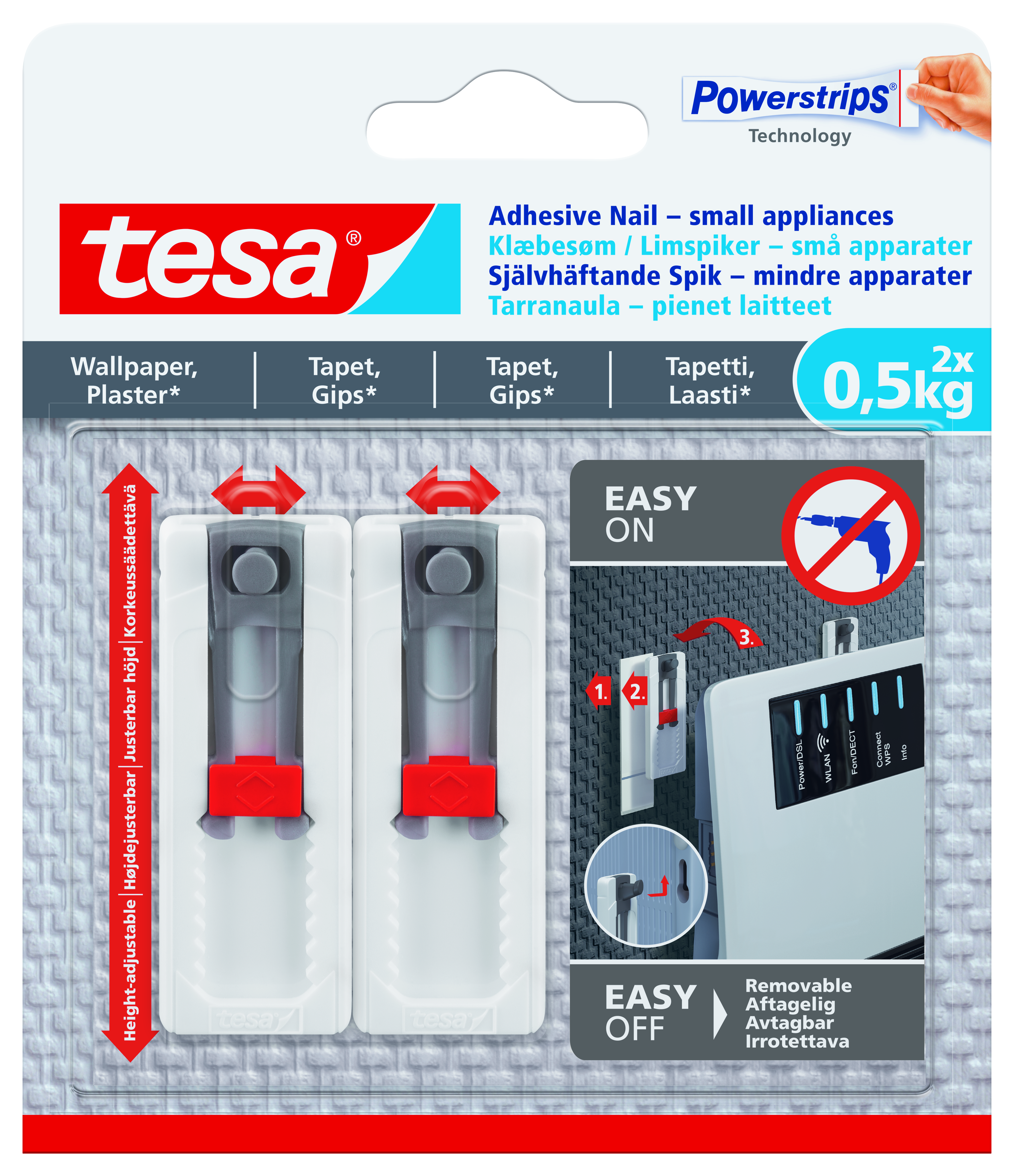 Produkt miniatyrebild Tesa Limspiker små apparat