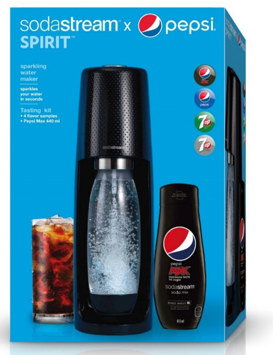 sodastream spirit pepsi max