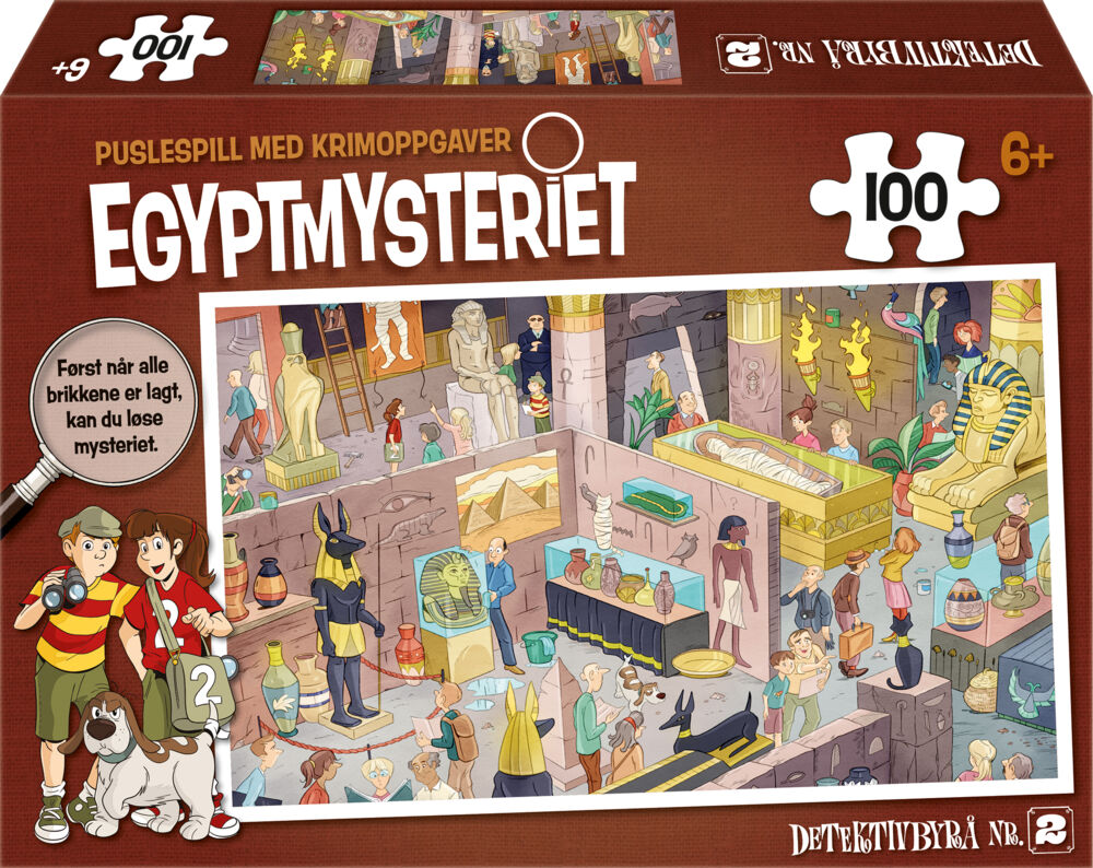 Produkt miniatyrebild Detektivbyrå nr. 2 Egyptmysteriet puslespill