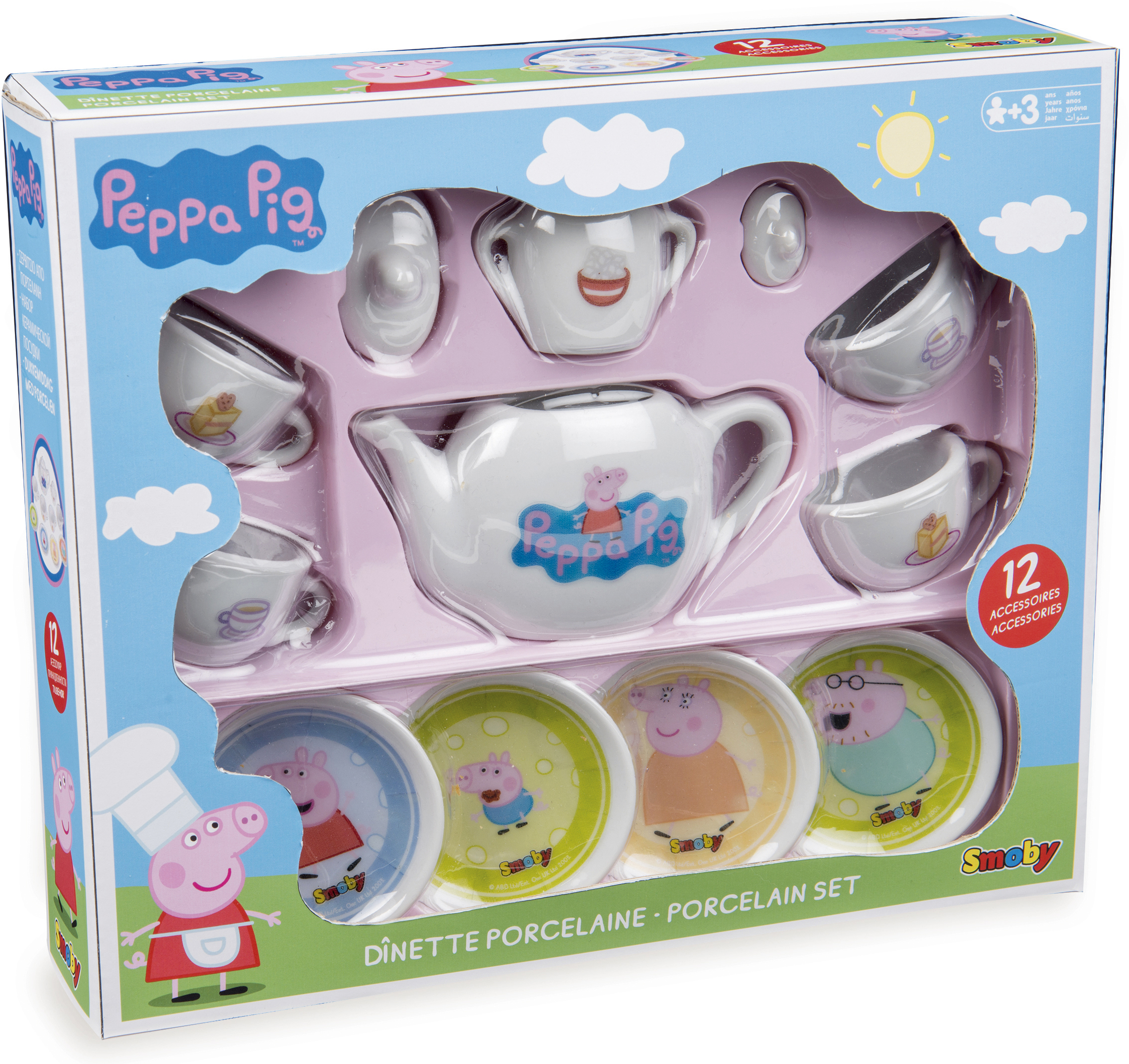 Produkt miniatyrebild Peppa Gris te-sett