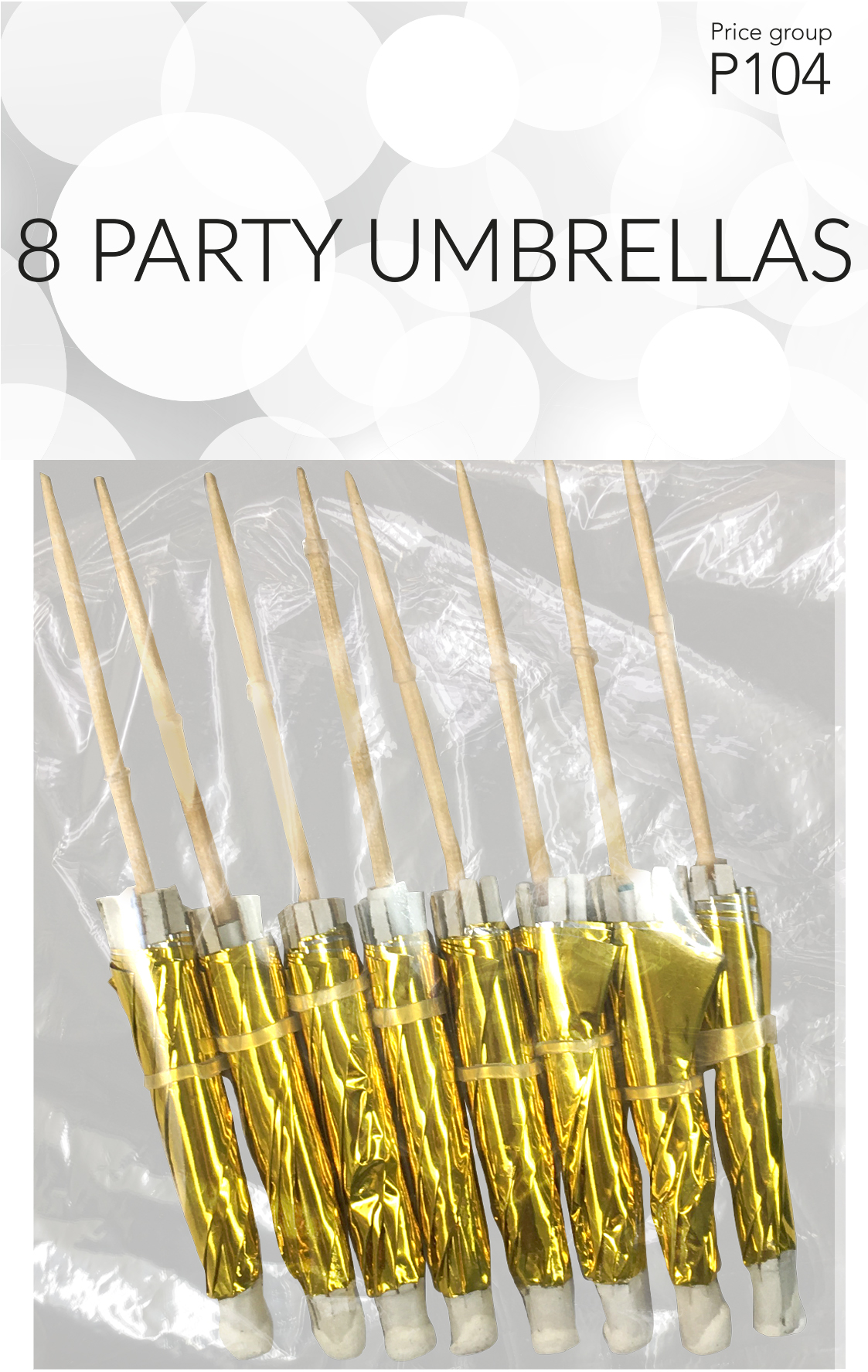 Produkt miniatyrebild Party paraply 8pk