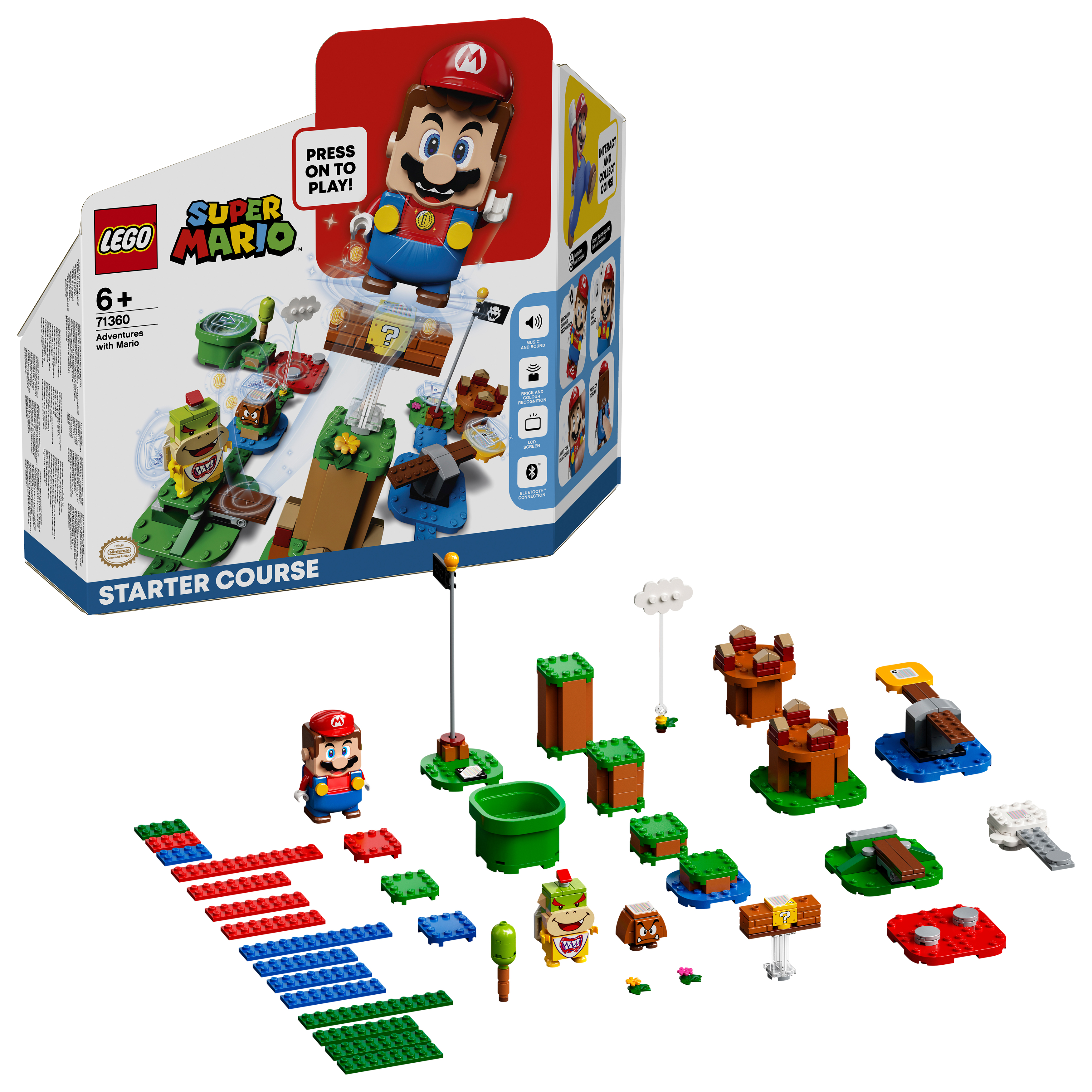 Produkt miniatyrebild LEGO® Super Mario™ 71360 Startbanen På eventyr med Mario