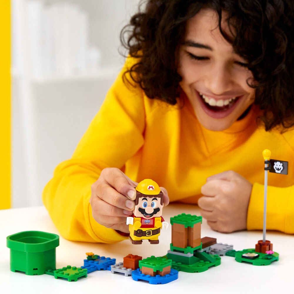 Produkt miniatyrebild LEGO® Super Mario™ 71373 Power-Up-pakken Byggmester Mario