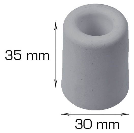Produkt miniatyrebild Dørstopper gummi 35mm