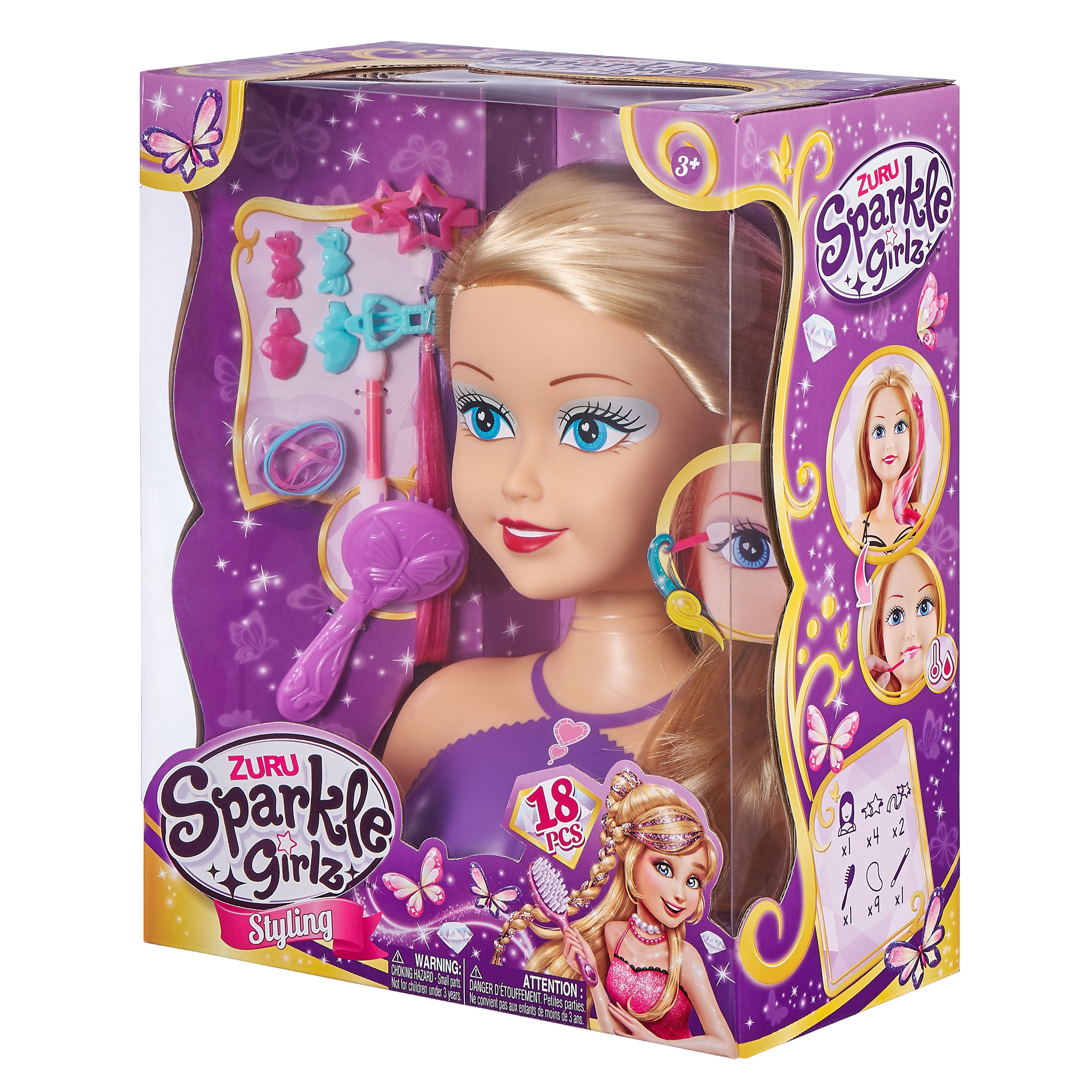 Produkt miniatyrebild Sparkle Girlz stylinghode