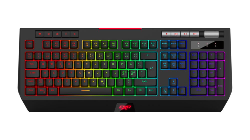Produkt miniatyrebild EXE Devian RGB gamingtastatur