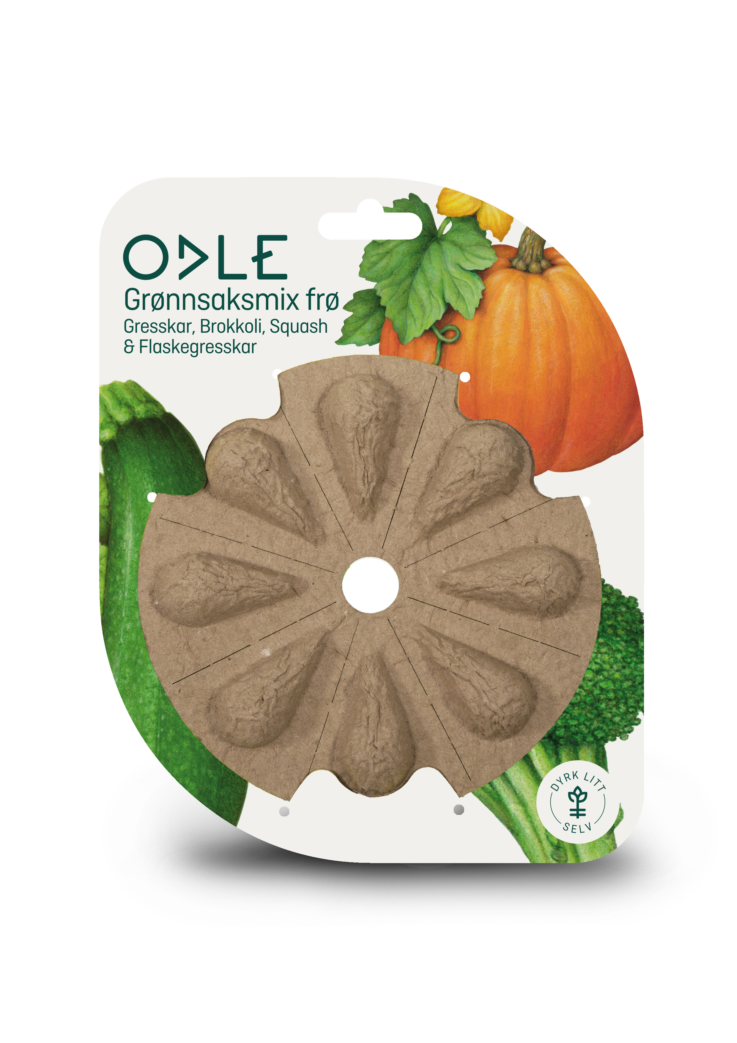 Odle frøkapsel assortert grønnsaker