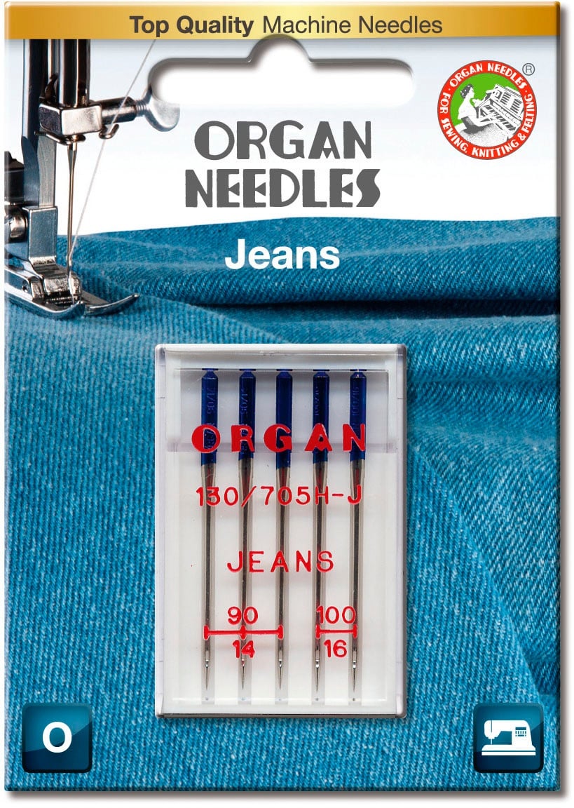 Organ jeansnåler til symaskin